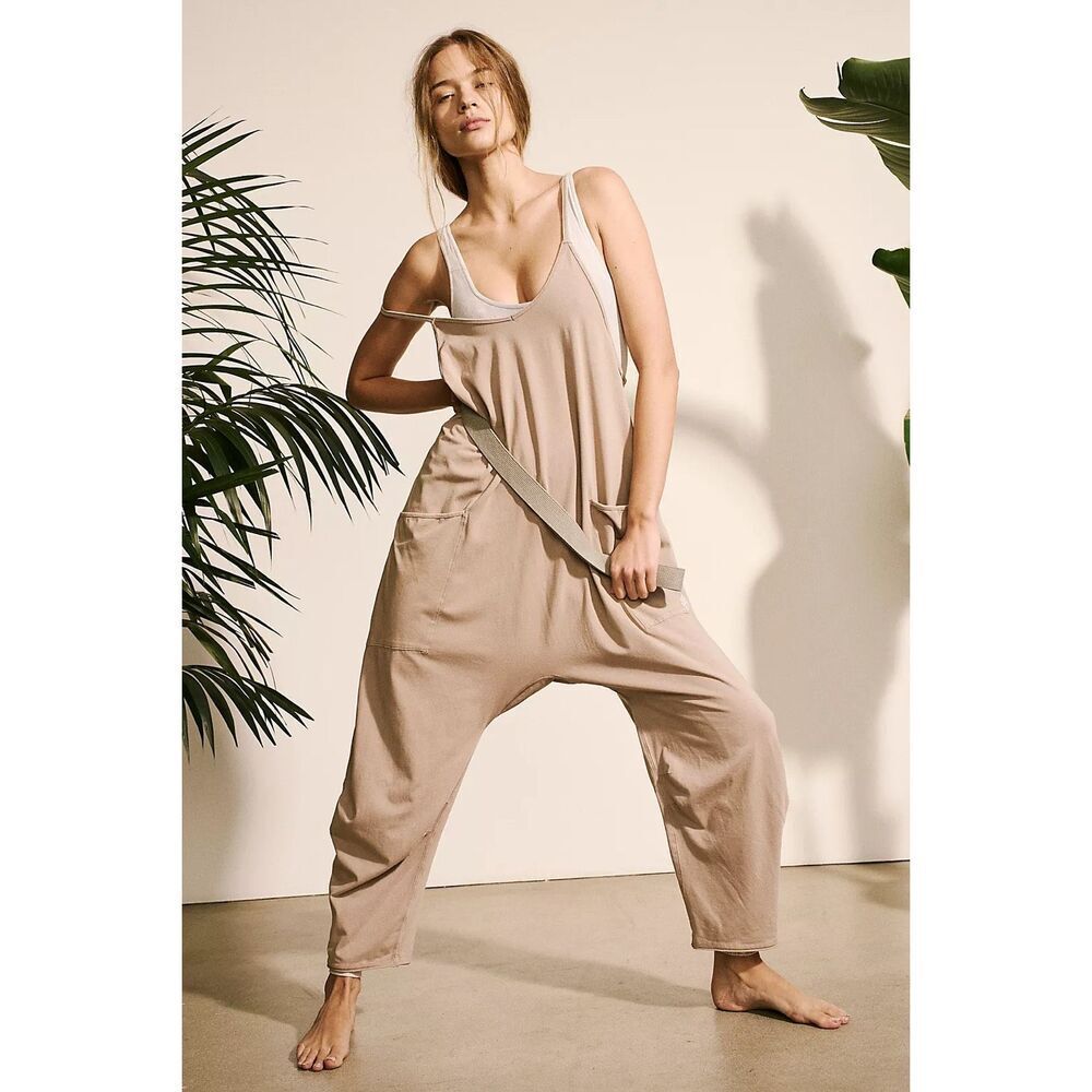 Free People Hot Shot in Mocha Latte Size XS Oversized Fit